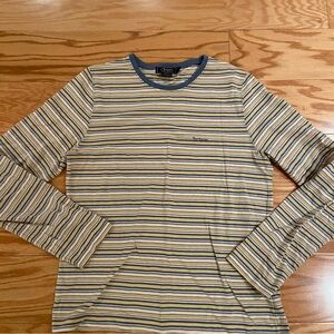 Rockport Blue and Yellow Long Sleeve Tee